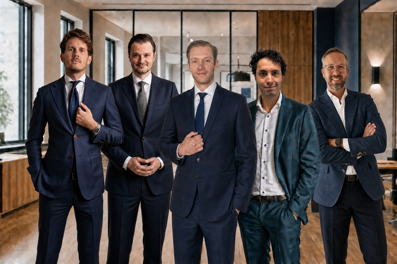 Het team van Max Advocaten in kantoor