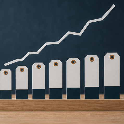 Prijslabels en stijgende index bij langlopende contracten