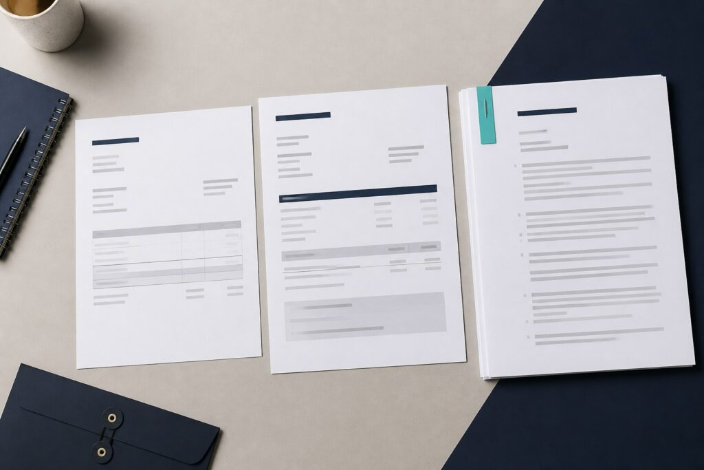 Algemene voorwaarden meegestuurd met een zakelijke offerte